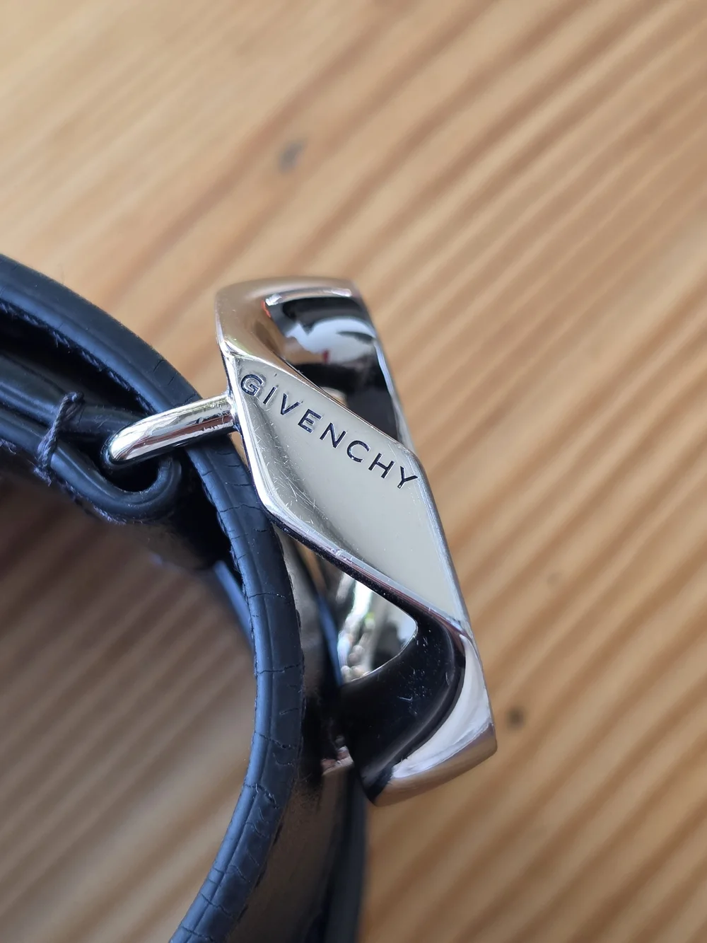 Givenchy G-Chain Leather Belt